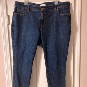 Loft Plus Modern Skinny Jeans, Size 18